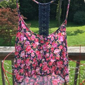 Abercrombie & Fitch floral tank top